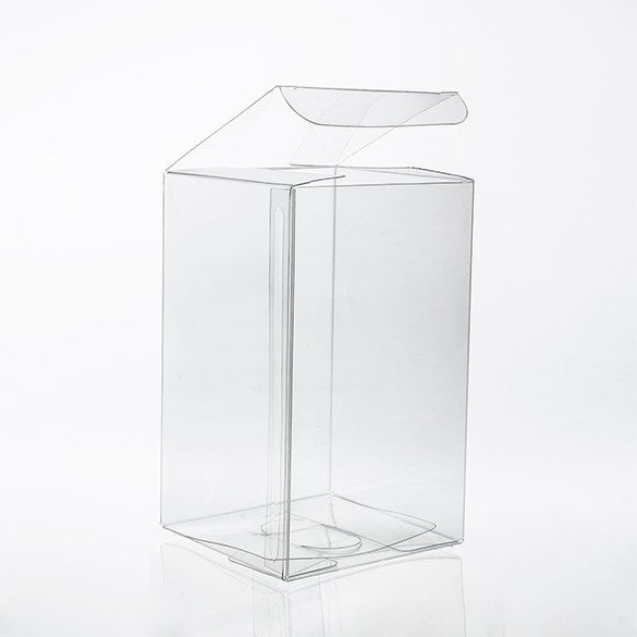 Plastic Gift Boxes 10.2x10.2x12.7cm Crystal Clear