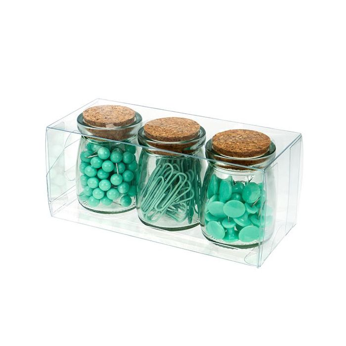 Scatole regalo trasparenti 7.6x7.6x17.8cm (50 pezzi) [VB300]