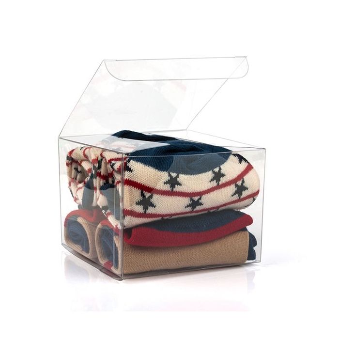 Scatole regalo trasparenti 10.2x10.2x7.6cm (50 pezzi) [VB303]