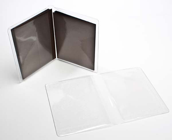 Busta in vinile "stile portafoglio" 15,6x25,1cm (100 pezzi) [VINA2]