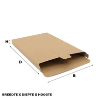 Shipping boxes 24x35x2,9cm Brown (50 pcs)