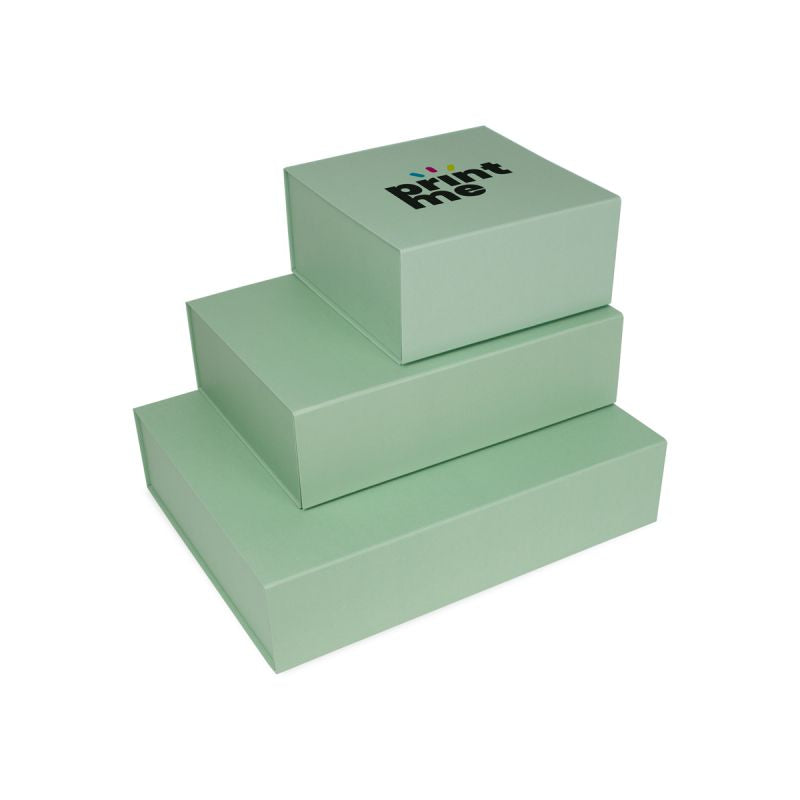 Scatole con chiusura magnetica 42,5x33,3x9,7cm Verde menta (25 pezzi) [FP-VPD130]