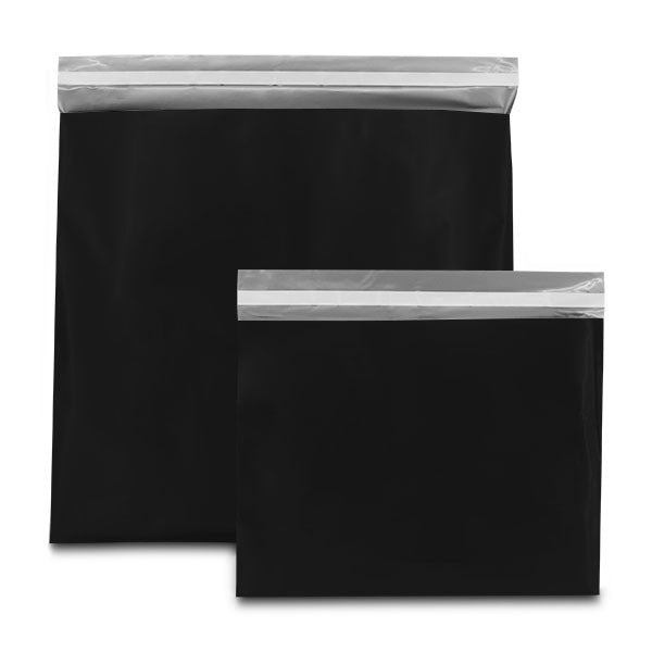 Buste per spedizioni in plastica 40x30 cm nere (250 pz) [FP-VZQ013]