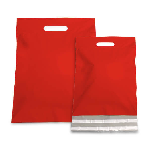 Buste per spedizioni in plastica 45x56+7cm rosse (250 pz) [FP-VZQ041]