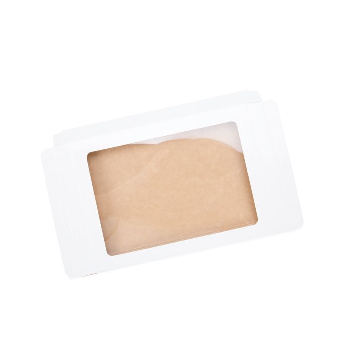 Scatole in carta kraft bianco lucido 11,5x1,5x15cm (25 pezzi) [WGWG3]