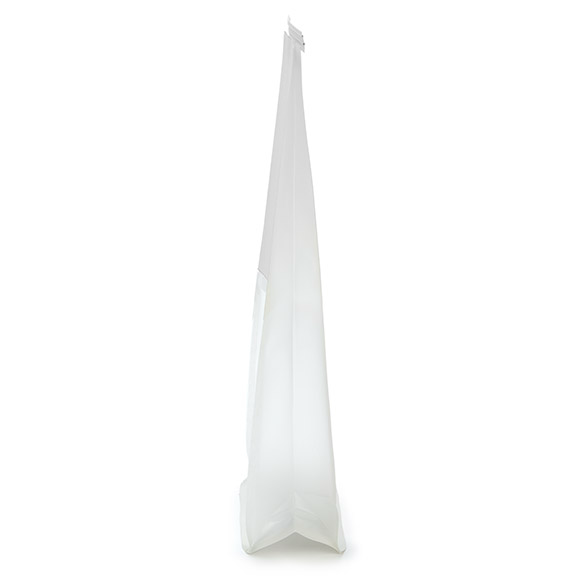 Sacchetto bianco fondo piatto con chiusura tin tie 8,9x6,4x25,4cm (100 pz) [TTGB1W]