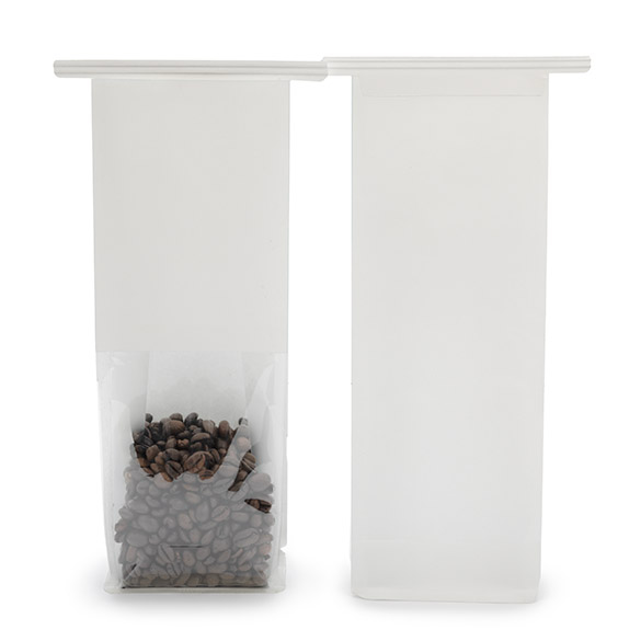 Sacchetto bianco fondo piatto con chiusura tin tie 8,9x6,4x25,4cm (100 pz) [TTGB1W]