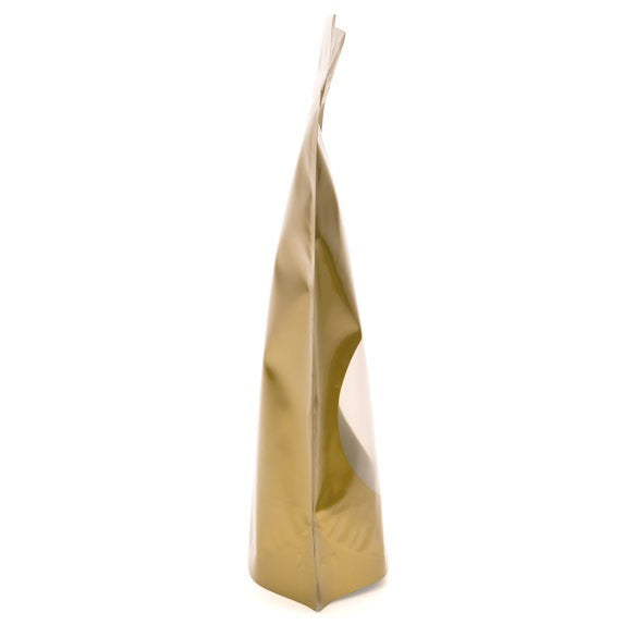 Buste doypack color oro con finestra ovale 21x9x29cm | 510 grammi (100 pezzi) [ZBGO5G]