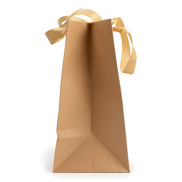 Sacchetto regalo kraft con finestra 17,8x12,7x24,9cm (10 pz) [GMBW2K]