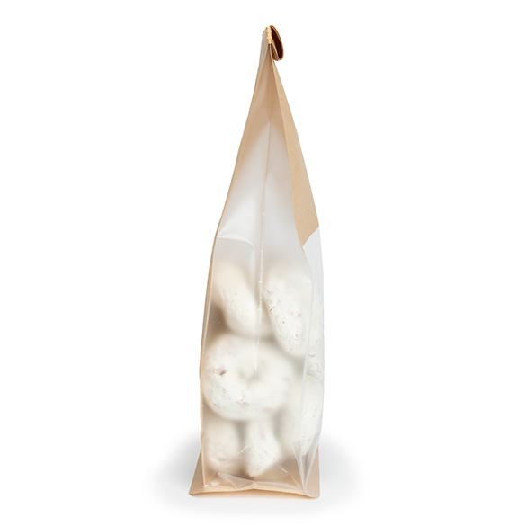 Sacchetto kraft fondo piatto con chiusura tin tie 12,7x7,6x30,5cm (100 pz) [TTGB3K]