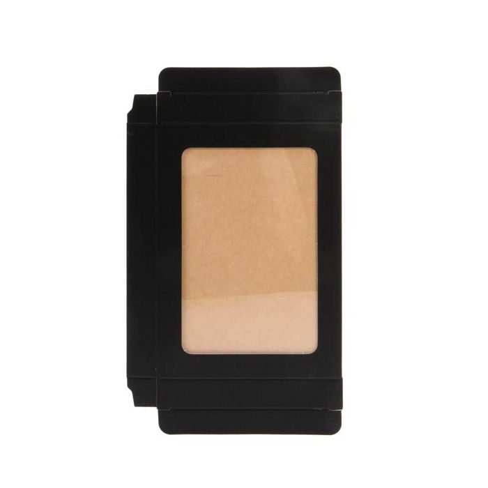 Scatoline in carta kraft Nero opaco 9,5x1,5x13,2cm con finestra (25 pezzi) [WMBG10]