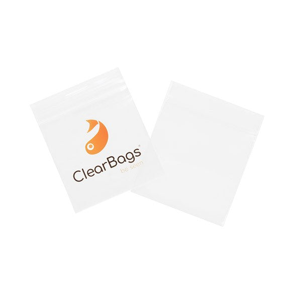 Sacchetto trasparente con chiusura a pressione 7.5x7.5cm PP 75 microns (100 pezzi) [Z3C33]