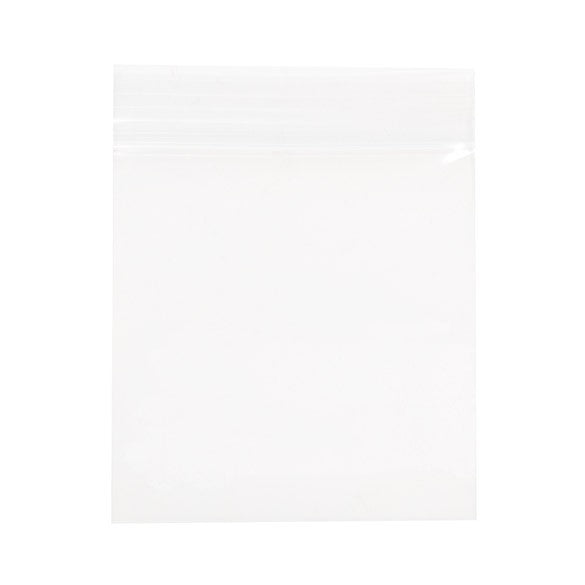 Sacchetto trasparente con chiusura a pressione 7.5x7.5cm PP 75 microns (100 pezzi) [Z3C33]