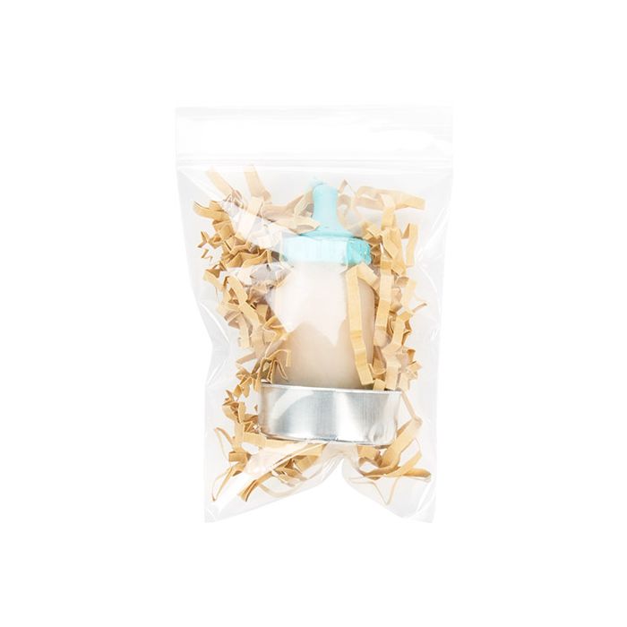 Sacchetto trasparente con chiusura a pressione 7.5x10cm PP 75 microns (100 pezzi) [Z3C34]