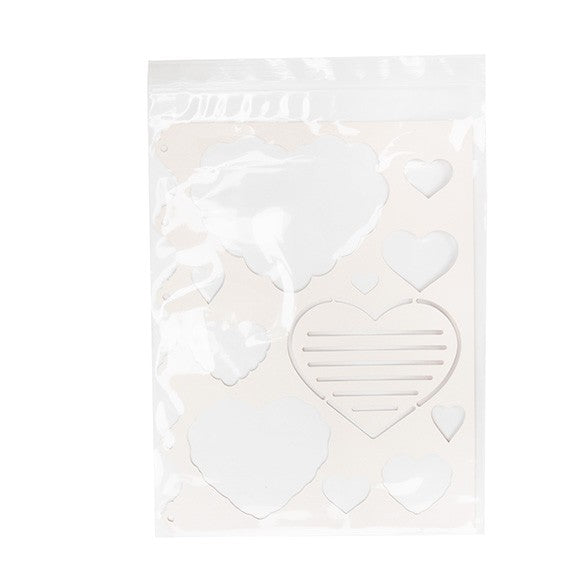 Sacchetto trasparente con chiusura a pressione e foro 23x30.5cm PP 75 microns (100 pezzi) [Z3R912]