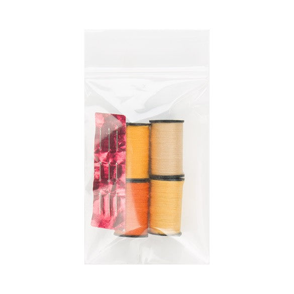 Sacchetto trasparente con chiusura a pressione 5x7.5cm PP 100 microns (100 pezzi) [Z4C23]