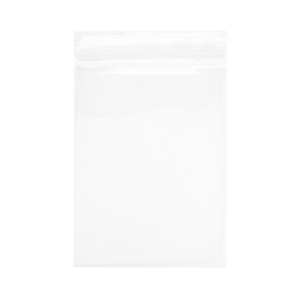 Sacchetto trasparente con chiusura a pressione 7.5x10cm PP 100 microns (100 pezzi) [Z4C34]
