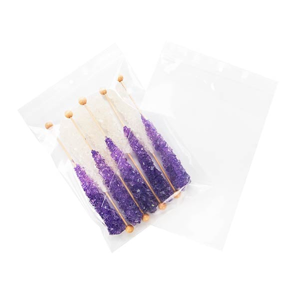 Sacchetto trasparente con chiusura a pressione e foro 15x20.5cm PP 100 microns (100 pezzi) [Z4R68]