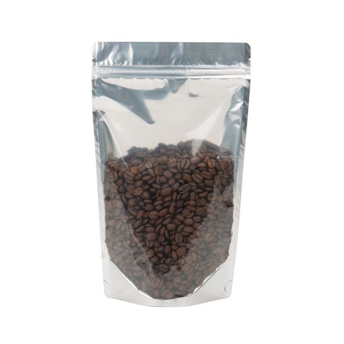 Buste doypack trasparenti/nero 10.2x6x15.2cm | 57 grammi (100 pezzi) [ZBGB2]