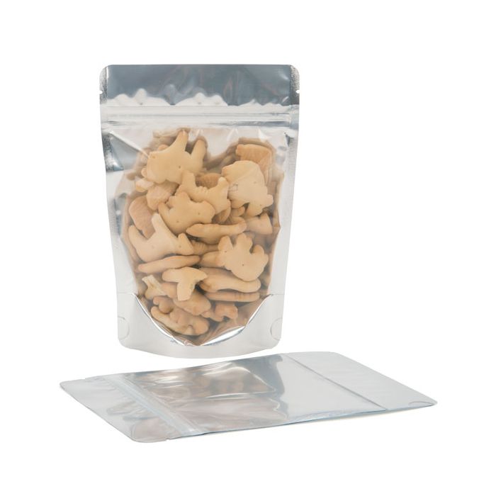 Buste doypack trasparenti/Nero 13x8x20.5cm | 113 grammi (100 pezzi) [ZBGB3]