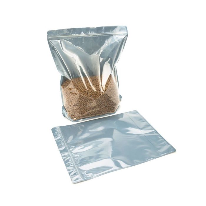 Buste doypack trasparenti/nero 17x9x28.5cm | 340 grammi (100 pezzi) [ZBGB4]