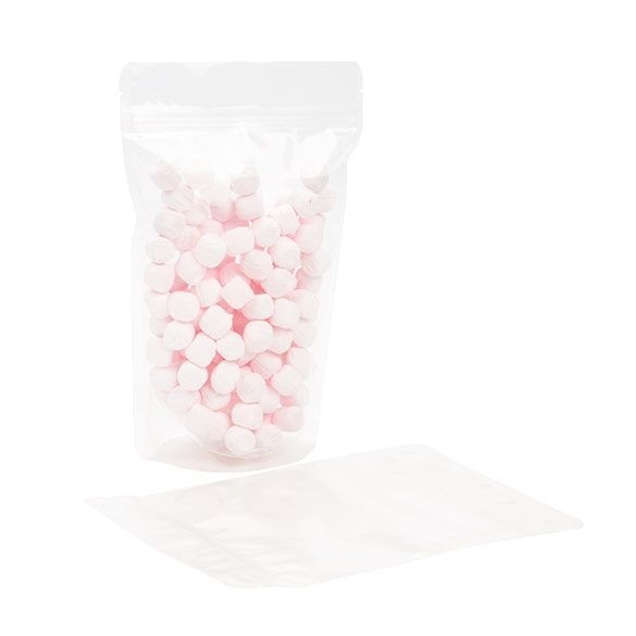 Buste doypack trasparenti 14.9x8.9x23.2cm laminato | 312 grammi (100 pezzi) [ZBGCC7]