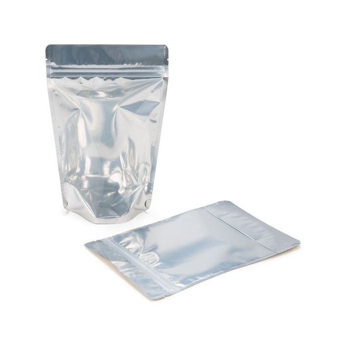 Buste doypack trasparenti/oro 15x9x23.2cm | 312 grammi (100 pezzi) [ZBGG7]