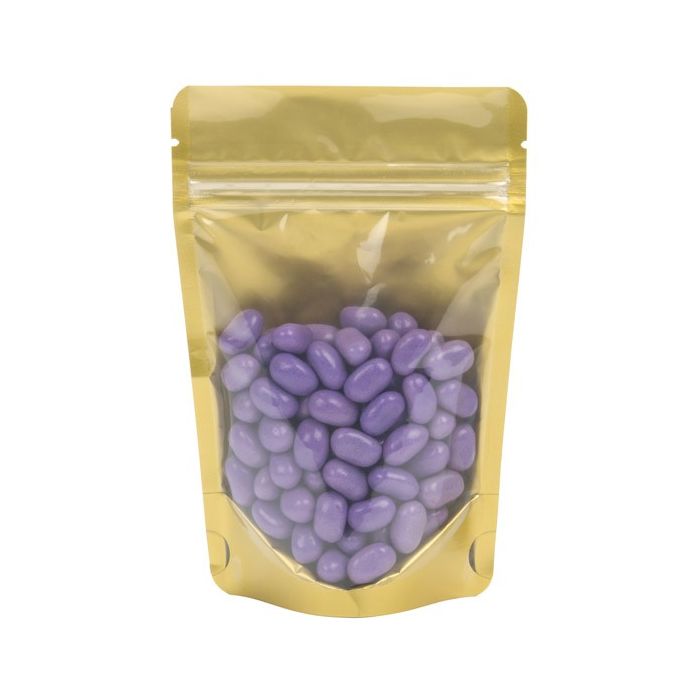 Buste doypack trasparenti/oro 10.2x6x15.2cm | 57 grammi (100 pezzi) [ZBGGC2]