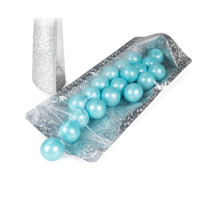 Buste doypack Trasparente/Gelato olografico 10,8x6x23,8 cm con foro di sospensione (25 pezzi) [ZBGHI1NC]