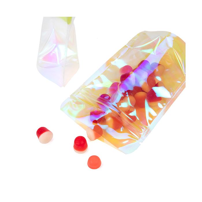 Buste doypack olografico 10,2x6x15,2 cm (25 pezzi) [ZBGI2]