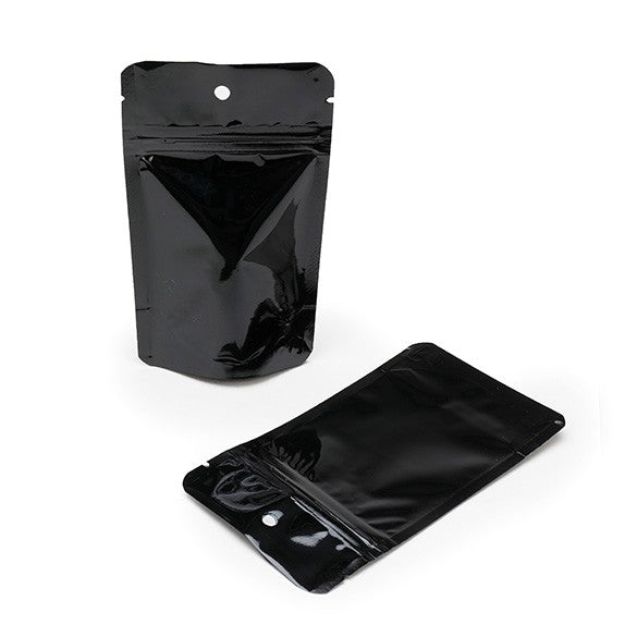 Buste doypack nere 8x5x13cm | 28 grammi (100 pezzi) [ZBGM1B]