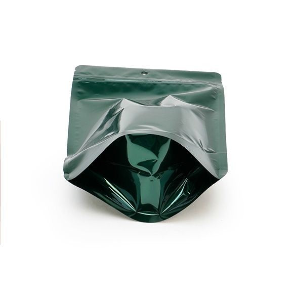 Buste doypack verdi 13x7x20.5cm | 113 grammi con foro (100 pezzi) [ZBGM3HGH]