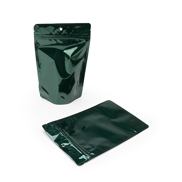 Buste doypack verdi 13x7x20.5cm | 113 grammi (100 pezzi) [ZBGM3HG]