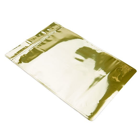 Buste doypack color oro 22.9x12.1x34.3cm | 907 grammi (100 pezzi) [ZBGM6SG]