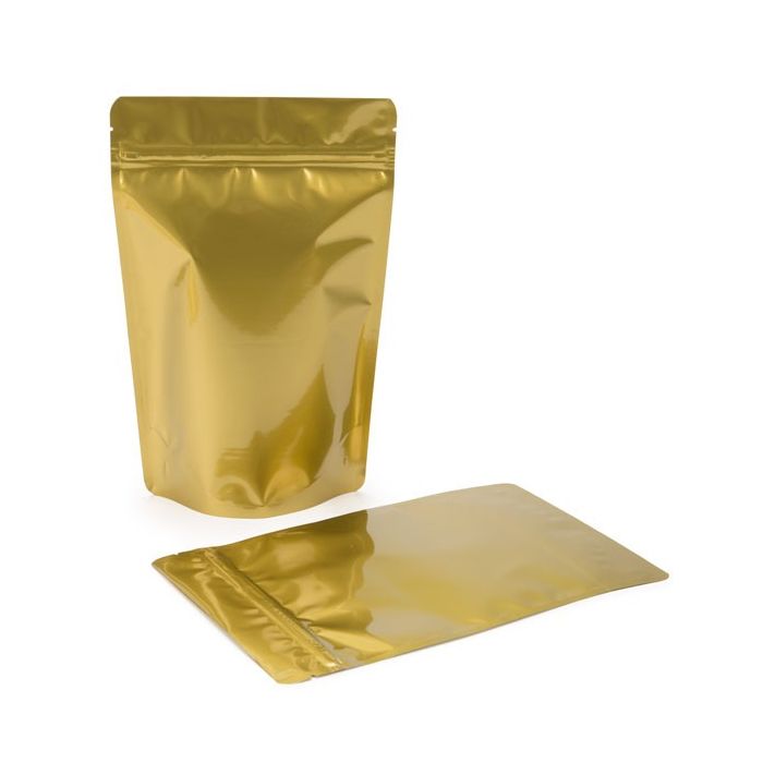 Buste doypack color oro 15x9x23.2cm | 312 grammi (100 pezzi) [ZBGM7G]