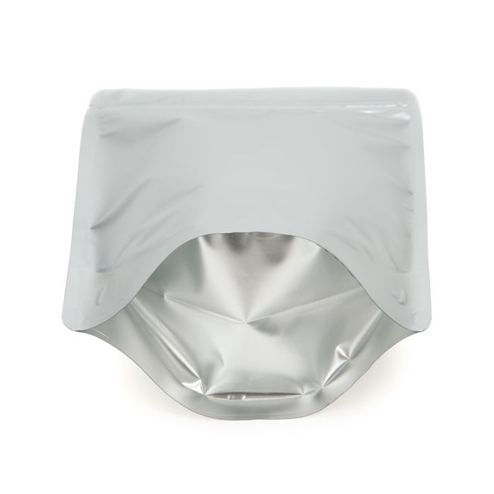 Buste doypack color argento 15x9x23.2cm | 312 grammi (100 pezzi) [ZBGM7S]