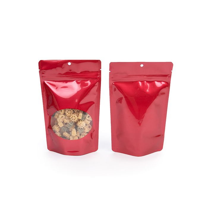 Buste doypack rosse 13x7,9x20,6cm (100 Pezzi) [ZBGO3RH]