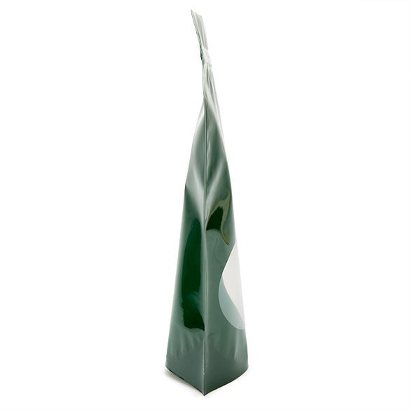 Buste doypack verdi con finestra ovale 17x9x28.5cm | 340 grammi (100 pezzi) [ZBGO4HG]