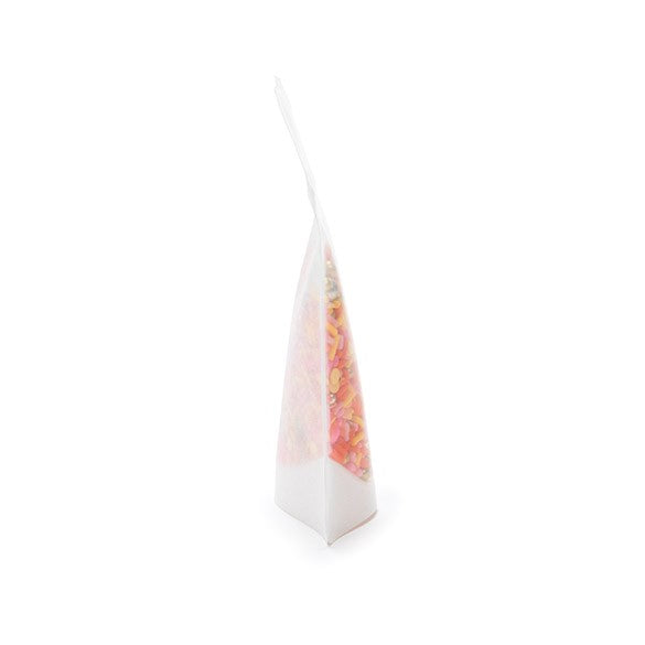 Buste doypack in carta di riso trasparente/bianco 7.9x5.1x13cm | 28 grammi (100 pezzi) [ZBGR1WC]