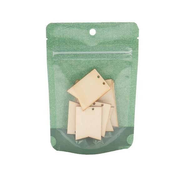 Busta doypack in carta di riso verde scuro 10.2x6x15.2cm | 57 grammi (100 pezzi) [ZBGR2HGR]