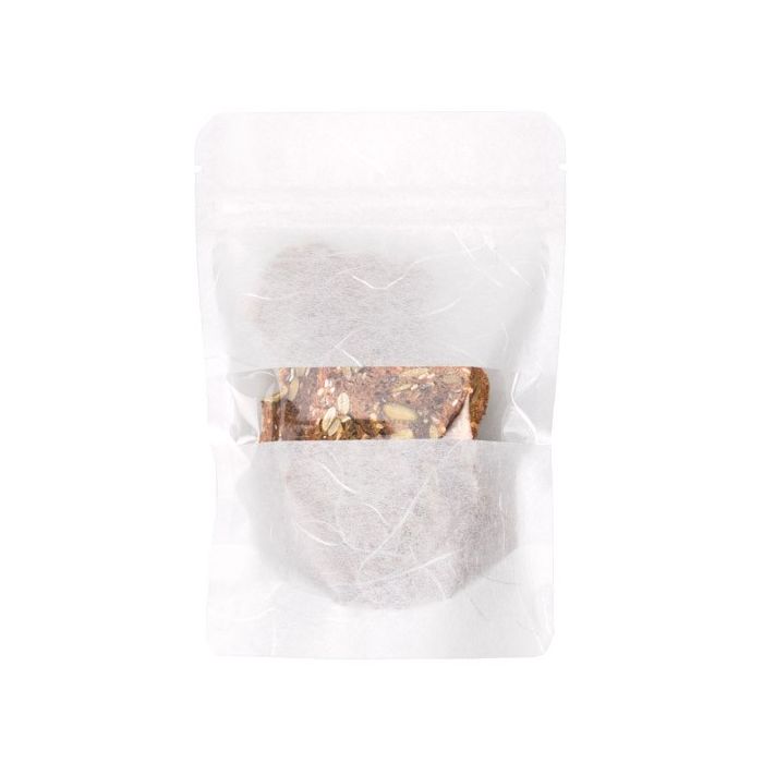 Buste doypack in carta di riso bianche 10.2x6x15.2cm (100 pezzi) [ZBGR2W]