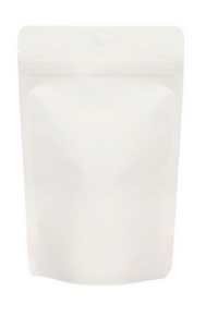 Stand Up Pouches White Kraft 10.2x6x15.2 cm | 57 grams