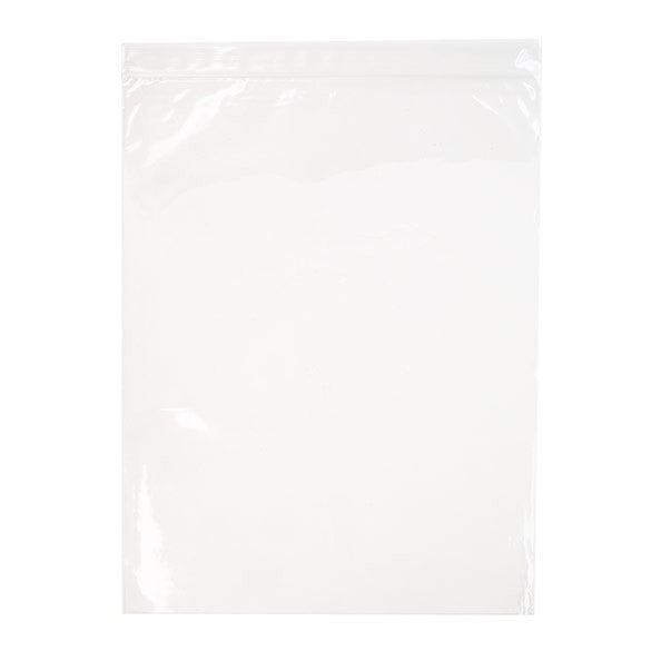 Sacchetto trasparente con chiusura a pressione e foro di ventilazione 25,5x33cm PP 50 microns (100 pezzi) [ZC1013V]