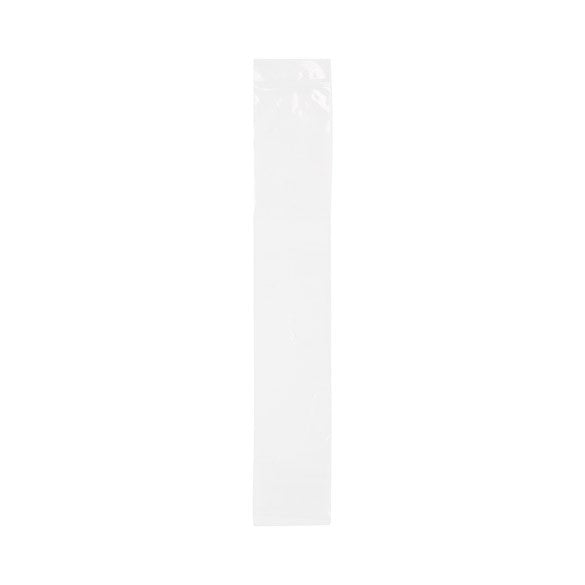 Sacchetto trasparente con chiusura a pressione 5x30.5cm PP 50 microns (100 pezzi) [ZC212]