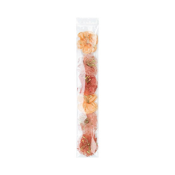Sacchetto trasparente con chiusura a pressione 5x30.5cm PP 50 microns (100 pezzi) [ZC212]
