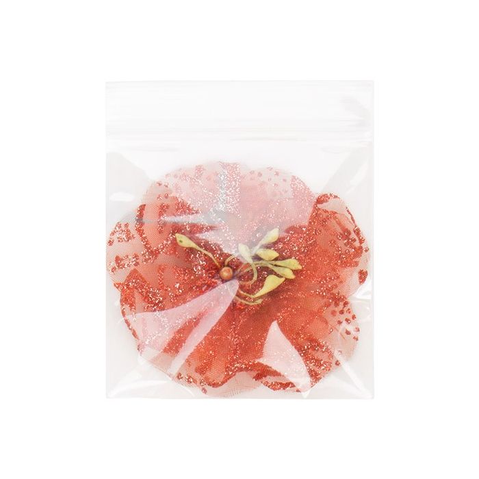 Sacchetto trasparente con chiusura a pressione 6.5x6.5cm PP 50 microns (100 pezzi) [ZC2H2H]