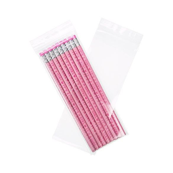 Sacchetto trasparente con chiusura a pressione 7.5x20.5cm PP 50 microns (100 pezzi) [ZC38]