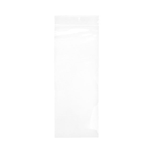 Sacchetto trasparente con chiusura a pressione 7.5x20.5cm PP 50 microns (100 pezzi) [ZC38]