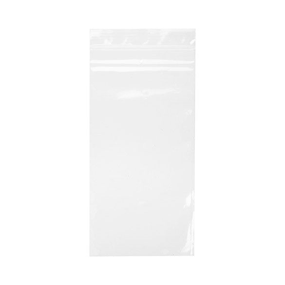 Sacchetto trasparente con chiusura a pressione e foro di ventilazione 10x20.5cm PP 50 microns (100 pezzi) [ZC48V]