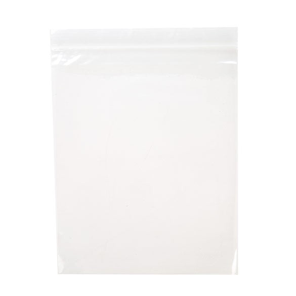 Sacchetto trasparente con chiusura a pressione 20x25cm PP 50 microns (100 pezzi) [ZC810]